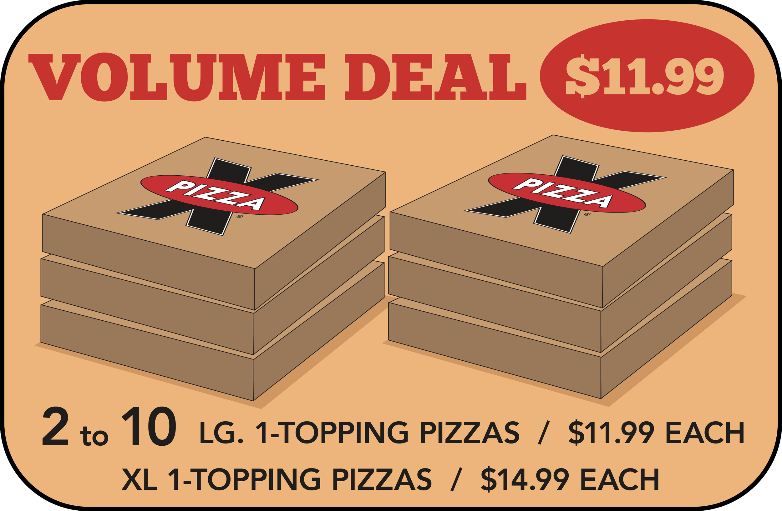 Lunch Backup — Pizza X
